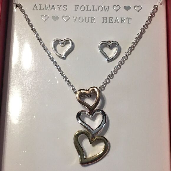 Bundle Sale 3 for $15 | New Walmart Necklace Earring Set x 2 - Picture 4 of 13